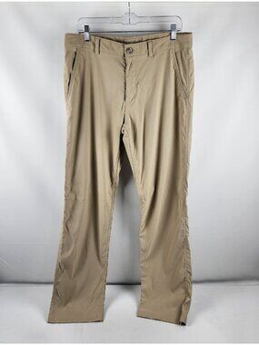 Eddie Bauer Pants Mens 34x33 Tan Travex Hiking Outdoors